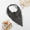 Женская повязка на голову, декоративный полиэстер, летний цветочный принт, эластичный шарф для волос, аксессуары для волос