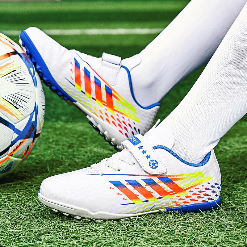 Футбольные бутсы для детей, футбольные бутсы для школы, бутсы для игры в траву, кроссовки для мальчиков и девочек, спортивная обувь для тренировок на открытом воздухе