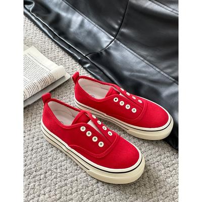 Новые горячо продаваемые новые парусиновые туфли женские туфли на платформе белые туфли туфли-слипоны 3347