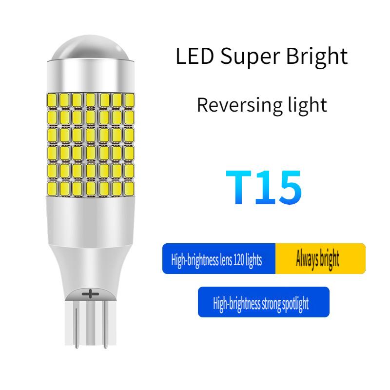 2 шт. Светодиодная лампа заднего хода 1156 BA15S 7440 W21W 12 В Canbus 120 SMD 6500K Белый T15 T20 Автомобильные задние габаритные огни, парковочные огни, стоп-сигналы, указатели поворота