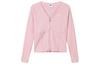 Sportswear SS24 T-Shirt Women's Long Sleeve V-Neck Raglan Medium Soft Pink HF1133-631