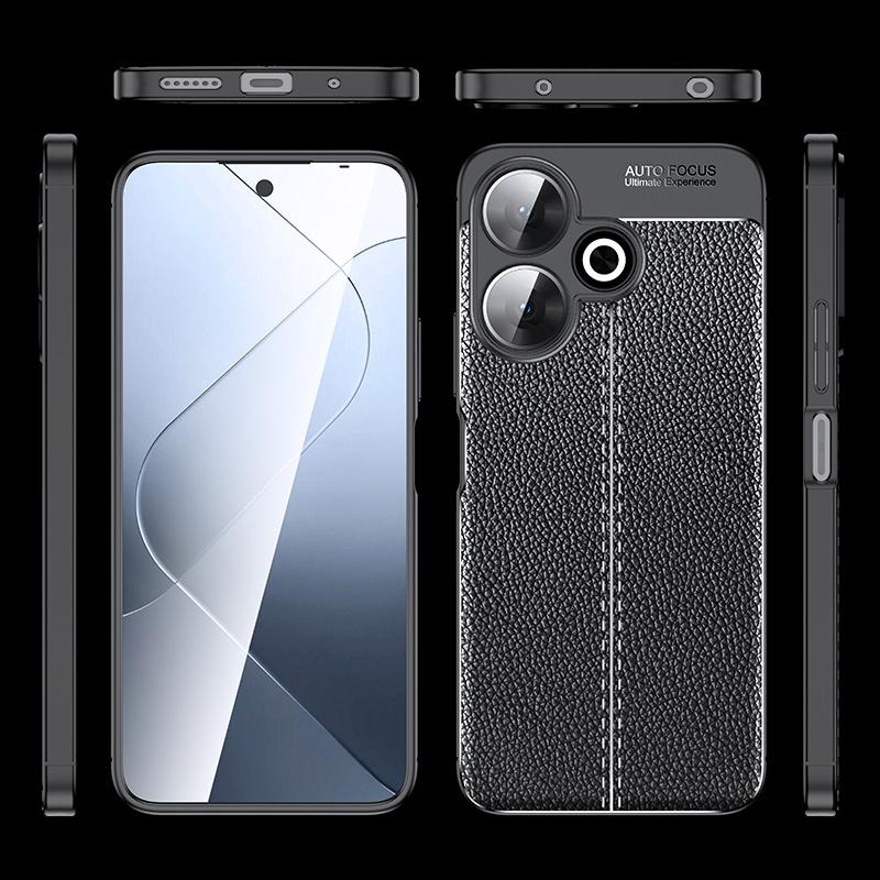 Для Redmi 13 Чехол Обложка Xiaomi Redmi 13 Capas Броня Бампер для телефона Задняя броня Противоударный ТПУ Мягкая кожа Fundas Redmi 13 Redmi13