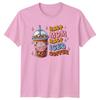 Half Mom Half Iced Coffee Mom Fuel Funny Graphic T-Shirt
