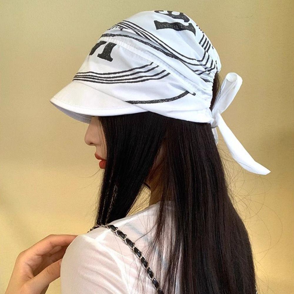 Корейский стиль шарф шляпа хлопковая ремешковая бандана шляпа повседневная буква платок шляпа мужская