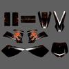 NICECNC Для KTM SX 50 SX50 Мини-байка 2002-2008 2007 2006 2005 2004 2003 Мотоцикл Графический Фон Наклейка Стикер Индивидуальная Настройка