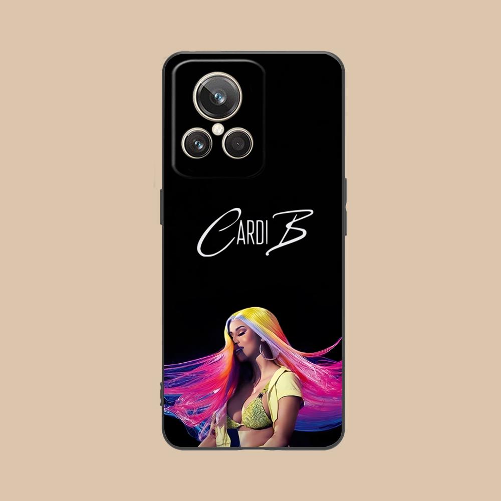 Матовый ТПУ чехол для мобильного телефона Cardi B для Realme GT 8 Neo Pro C75 73 71 C67 65 C55 53 C35 31 C20 15 Цветная обложка