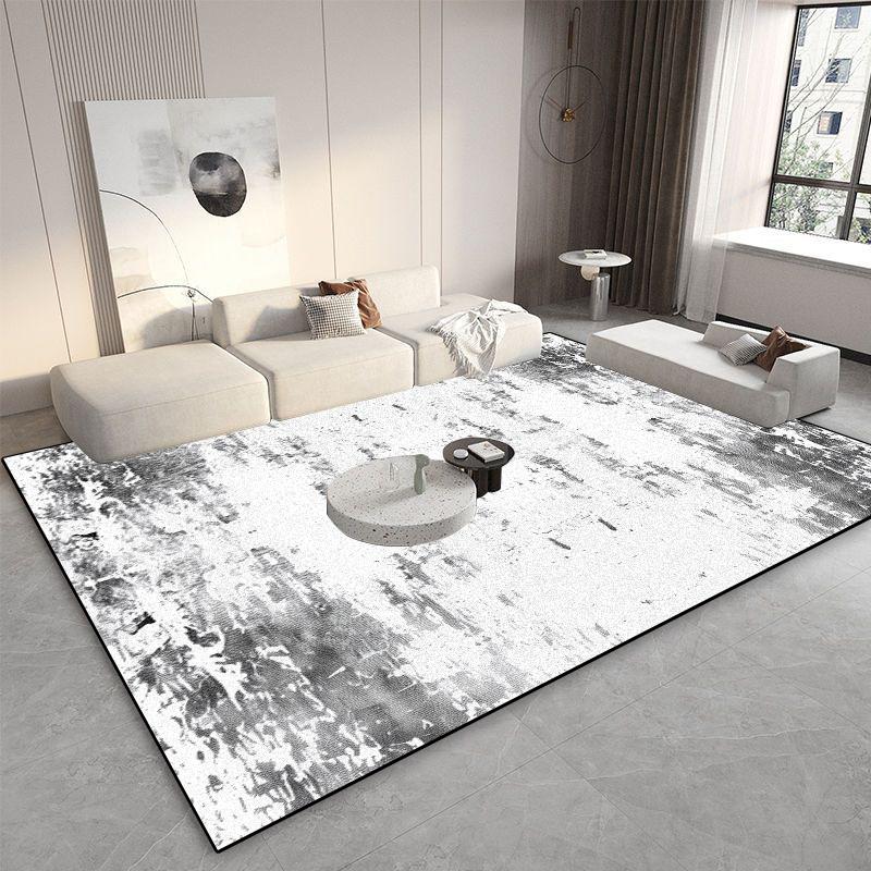 Living Room Decoration Grey Carpets Light Luxury Abstract Rugs Home Sofa Side Floor Mat Bedroom Cloakroom Corridor Large Carpet