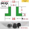 T-Shaped Nylon Insulating Bushing Spacer for M3-M35 Threads