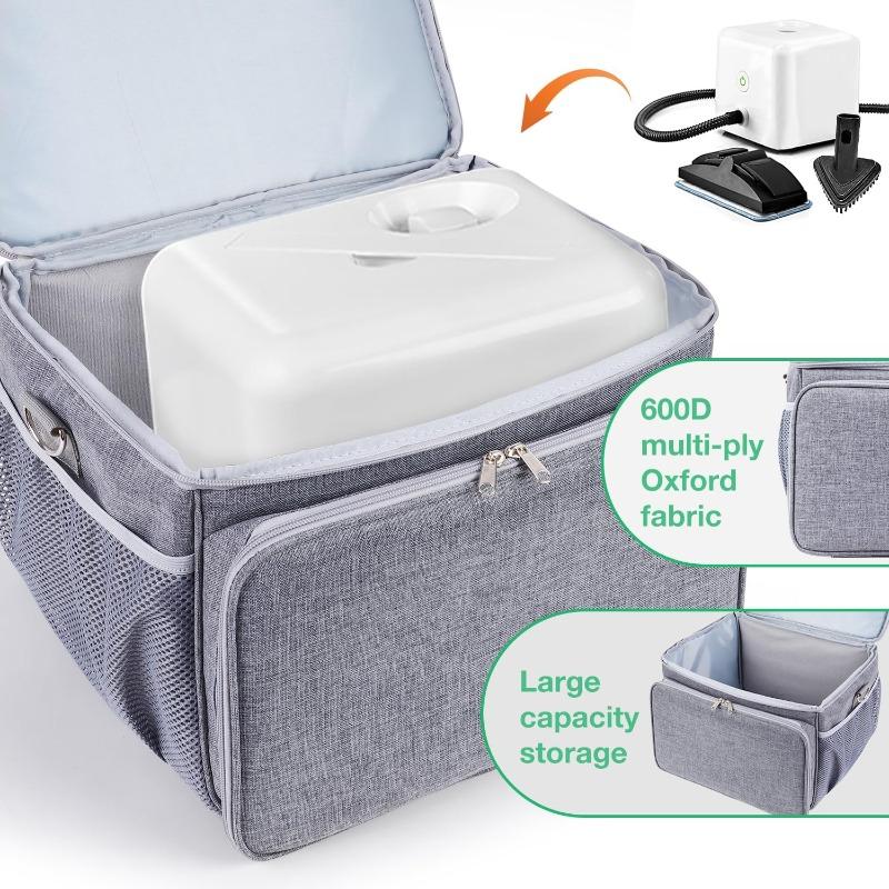 Adjustable Compartments Carry Bag Compatible With Dupray Neat Steamer For Floors,Portable Steam Cleaner Storage Bag Household Ha