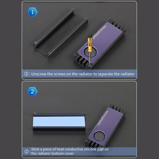 Отличный охлаждающий вентилятор SSD, быстрое охлаждение, удобные компьютерные аксессуары