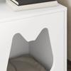 Cat House White 42.5 x 40 x 53.5 cm Engineered Wood