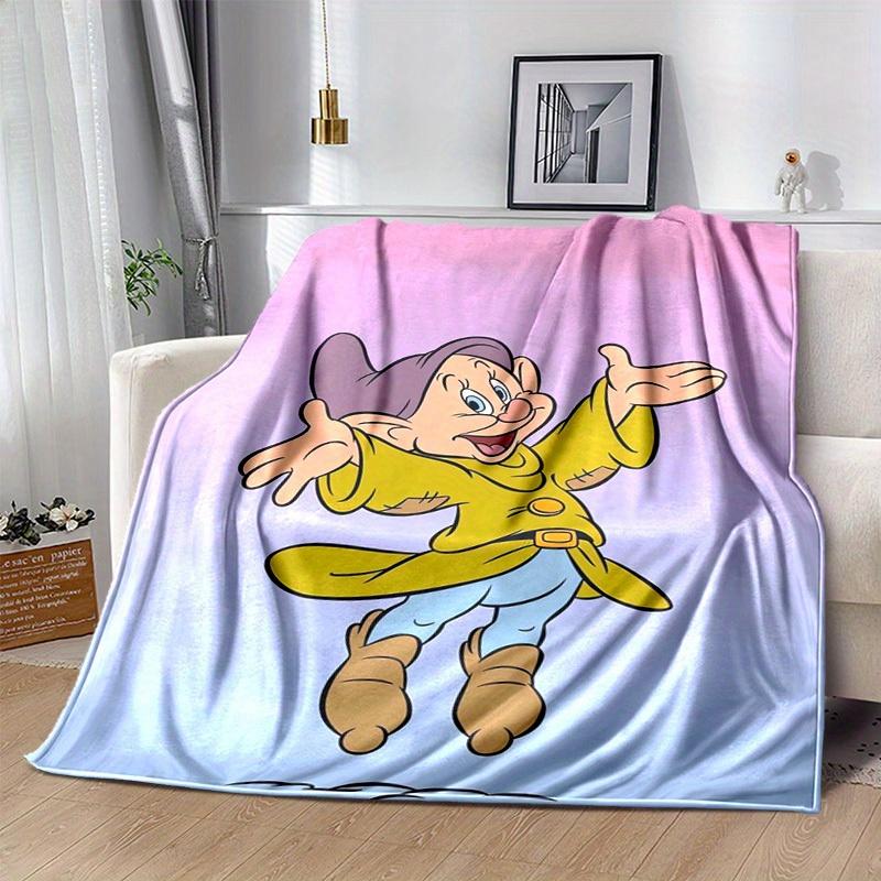 1pc, Dopey Dwarf Blanket Cozy Throw for Home Decor, Couch Cover, Outdoor Use, Gift Idea, Flannel Blanket Perfect for Bedroom, Living Room, Travel