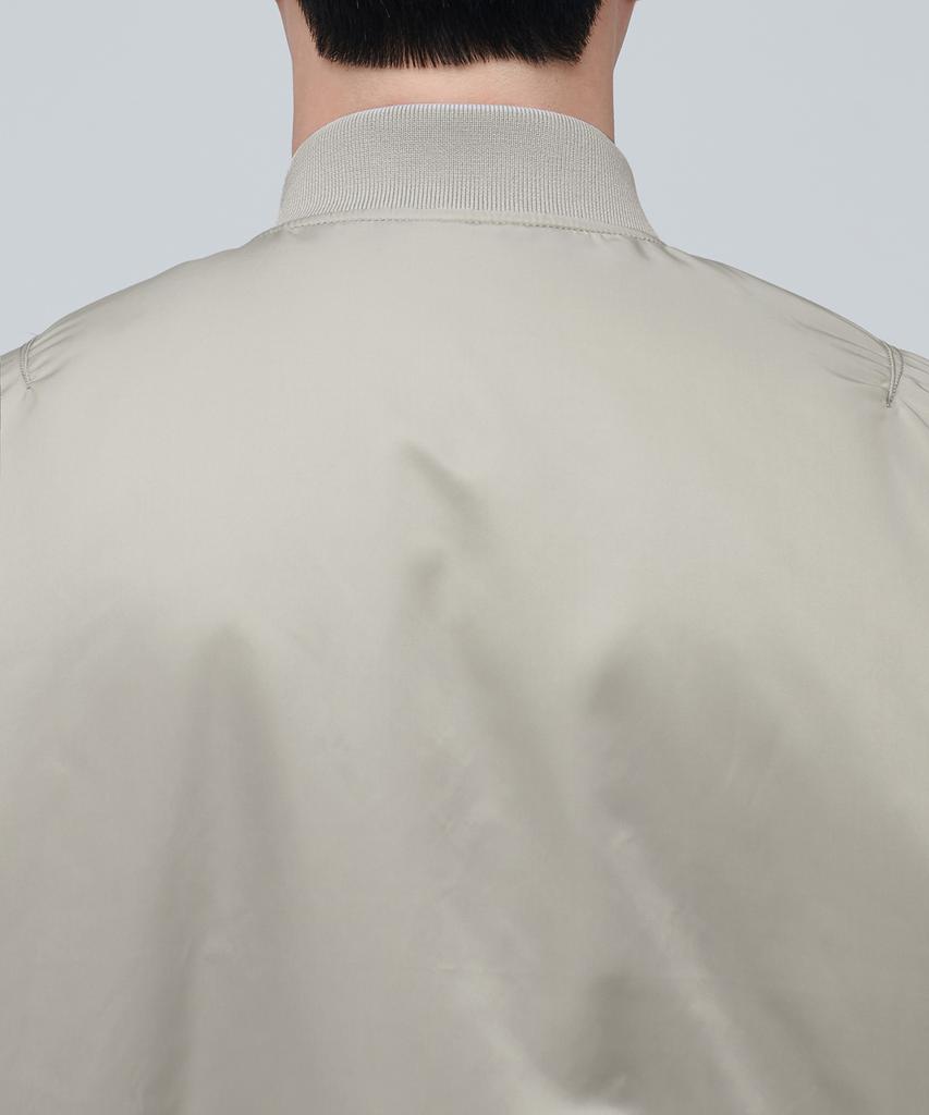 Musinsa Standard Oversized Ma-1 Bomber Jacket [Dusty Beige]