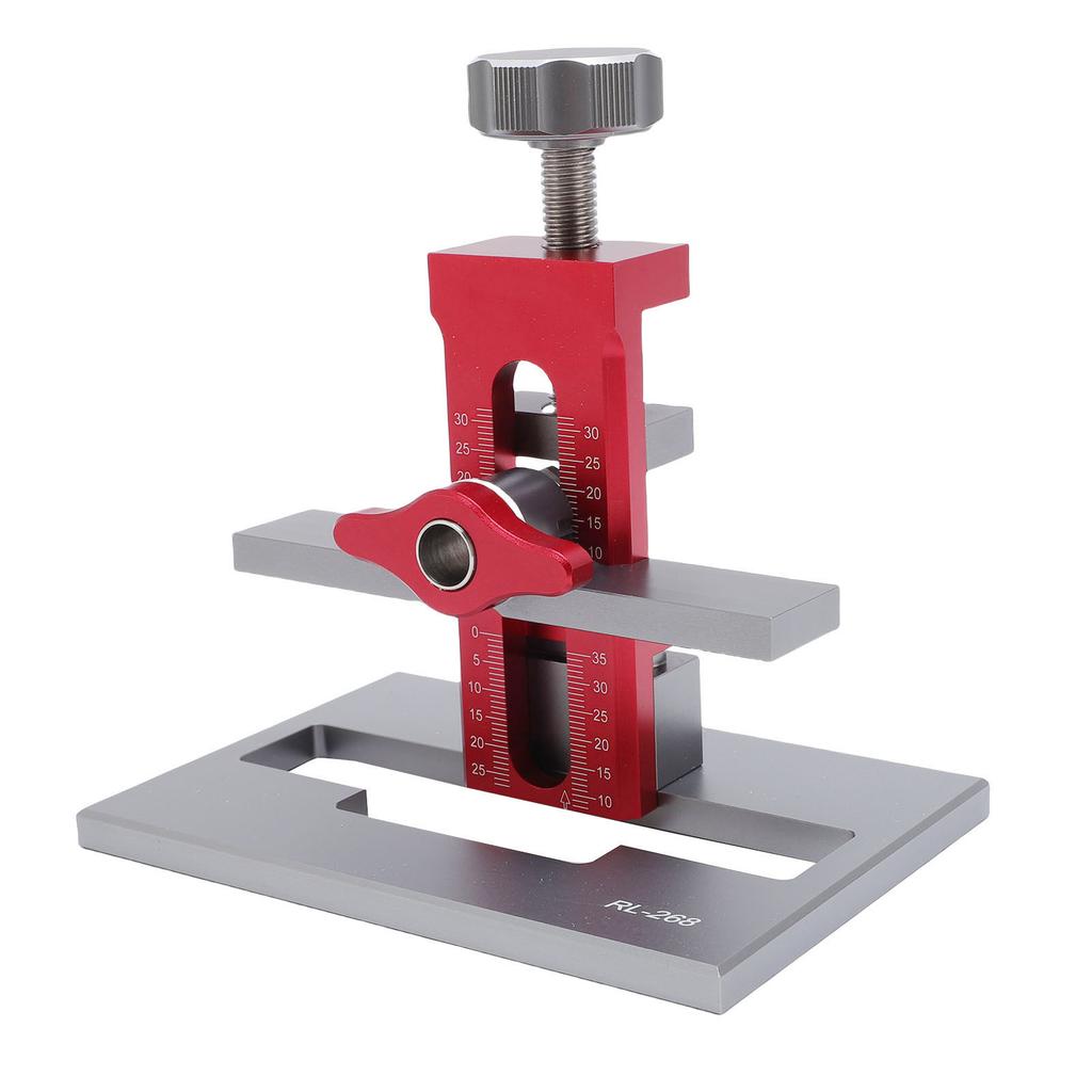Cabinet Door Mounting Jig 3 in 1 Design Aluminium Alloy Clear Scale Cabinet Door Installation Positioner