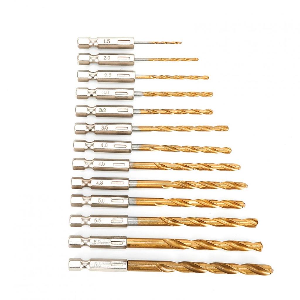 1.5mm-6.5mm HSS Drill Bit Hexagon Shank Accessories