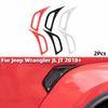 2Pcs/set Car Leaf Plate Air Inlet Trim Cover Fender Decorative Panel for Jeep Wrangler JL JT