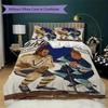 HC Ambrì Piotta Pattern Bedding uilt Set uilt Cover Pillowcase Home Decoration Birthday Gift (1 * duvet cover + 2 * pillowcase without core)
