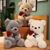 Cartoon Hug Bear Plush Doll Stuffed Animal Bear Plush Toy Rose Bear Plush Toy  Valentine's Day