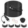 Морской сетевой кабель 30 футов для Garmin GPSMAP, эхолота, радара, GMR, GMS 10 - Ethernet-кабель RJ45 папа-папа для Garmin