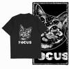 COOLMIND 100% Cotton Short Sleeve Cool Cat Print Men Tshirt Casual Summer Loose Men Cat T Shirt o-neck t-shirt Men Tee Shirts