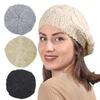 Осенне-зимняя теплая вязаная шапка для защиты ушей, женская модная шерстяная шапка Twist Bud, домашняя шапка Mxm-180