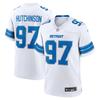 2026 Detroit Lions Футболка с коротким рукавом Вышитая Игровая футболка для фанатов