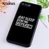 Krajews Ешь Спи Фехтование Сердцебиение Чехол для Телефона Для iPhone 17 Air 16 15 14 plus 11 12 13 pro max coque Fundas