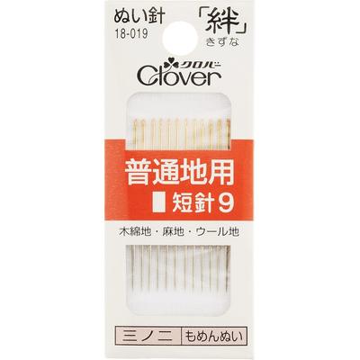 Игла Clover Kizuna короткая для обычного размера 12 Серебристая (Связь) Земля, 9, R9, иглы, 18-019