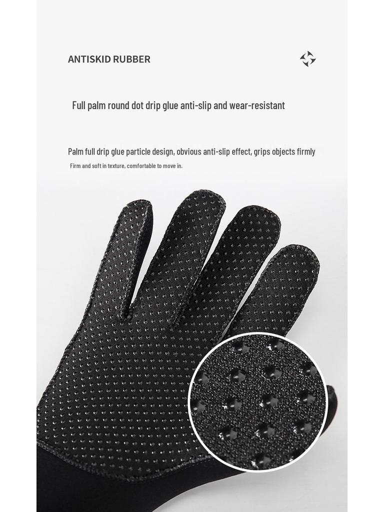 DIVE&SAIL 3мм Нескользящие Зимние Перчатки для Дайвинга