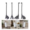Vintage Dinosaur Kitchen Paper Towel Holder Multifunctional Decorative Metal Stand Rack for Tissues and Spices