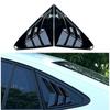 Car Rear Side Window Shutter Cover Fit For Volkswagen VW Virtus 2018-2024 Trim Side Door Louver Cap Trim Auto Accessories