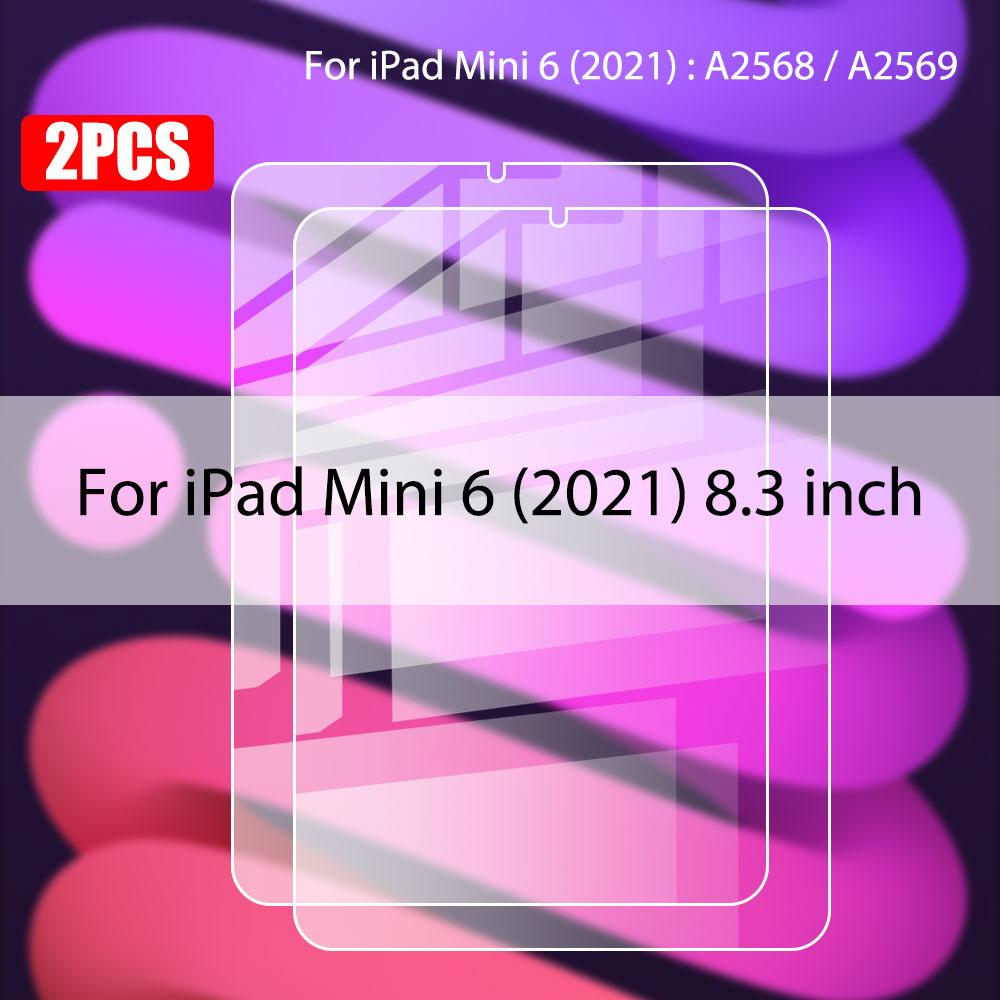 2 шт. защитная пленка из закаленного стекла для Apple iPad Air 5 4 2025 Pro 11 2018 9,7 дюймов iPad 10.2 6-го 5-го поколения закаленная пленка
