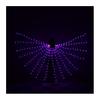 Glowing Wings for Special Events LED Light Up Belly Dance Adults Kids, Halloween Costume Performance Props Dazzling Stage with Colorful Lights,