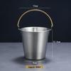 Металлическое ведро для льда
