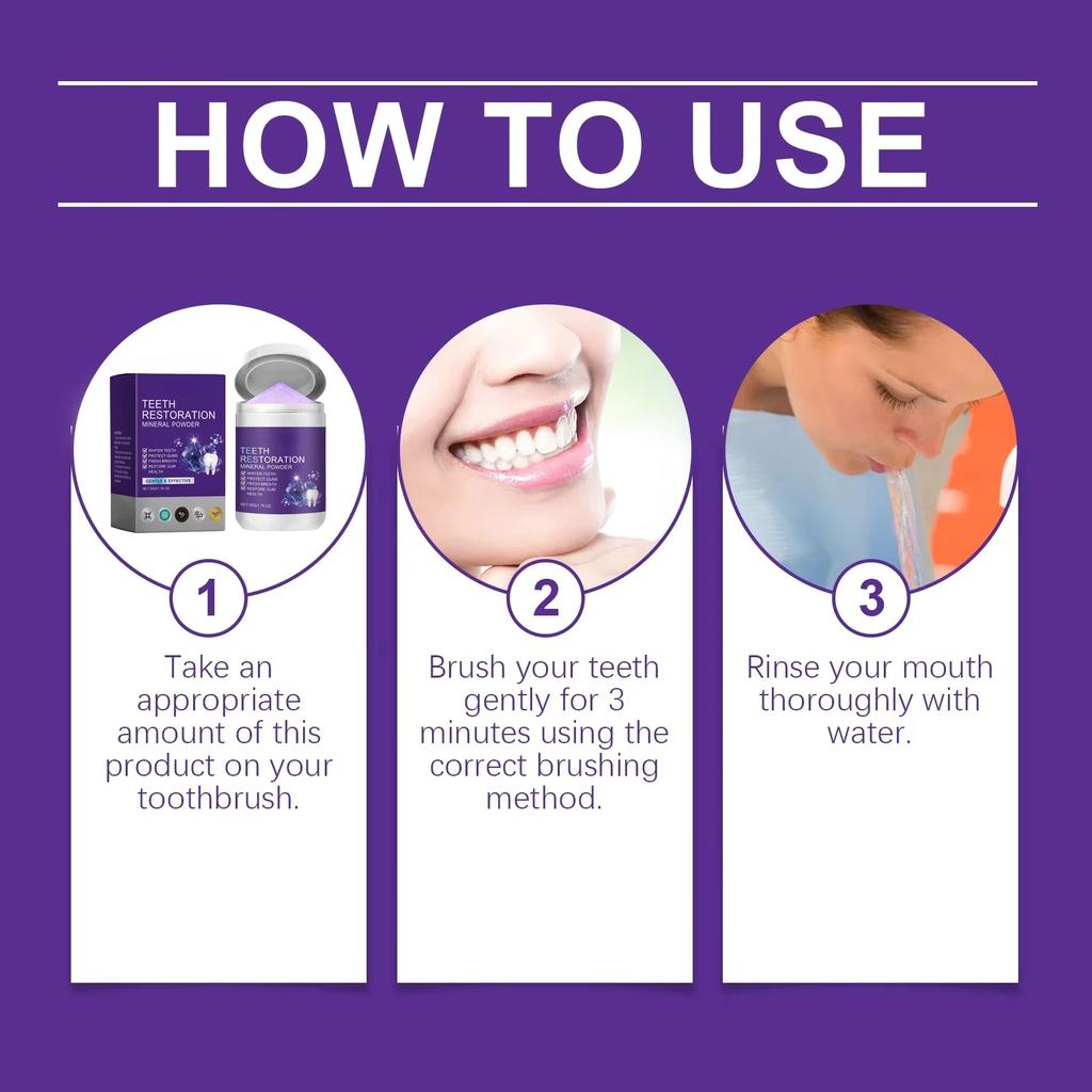 Минеральный порошок для восстановления зубов