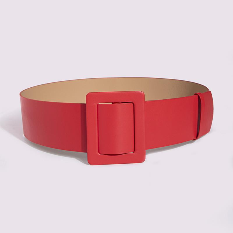 Womens Pu Material Belt With Circular Design For Daily Office And Party Looks