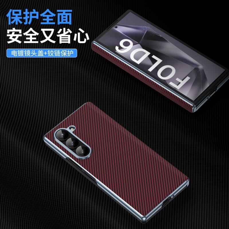 Galaxy Z Fold7 Fold4 W23 Case Aramid Fiber Full Body Shockproof Cover Flip Style