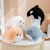 Cartoon Cute Sea Creature Seal Doll Plush Toy Aquarium Killer Whale Doll Children Soothing Rag Doll