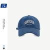 Four Seasons Street Trend Brand Alphabet Embroidery Washed Denim Baseball Cap Men's and Women's Face Cap