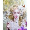 Полный круглый алмаз вышивка девушка и бабочка 5D DIY алмазная живопись вышивка крестом горный хрусталь