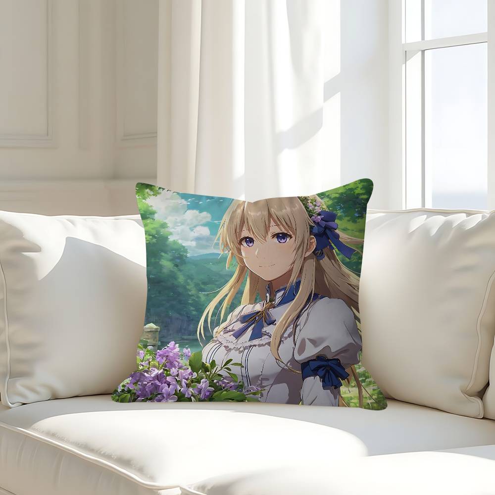 Новая наволочка V-Violet E-Evergardens, съемная, моющаяся, чехол для подушки – Мягкий лен для всех сезонов