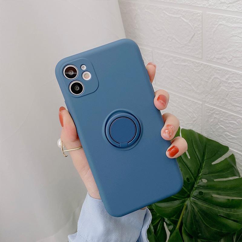 With Ring Holder Phone Case for Samsung Galaxy S24 Ultra S23 S22 S21 Plus A13 A52 A53 A54 TPU Soft Back Cover