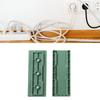 Adhesive Punch Free Socket Holder Self Adhesive Desktop Socket Fixer Cable Management Socket Fixer