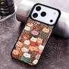 Funny Cats Cartoon Cute Phone Case for iPhone 17 16 15 Pro Max Air 14 13 12 11 Plus Shockproof Cover