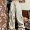 Streetwear Casual Wide Leg Pants Women High Waist Plus Size Y2K Cargo Pants Woman Fashion Trendy Loose Straight Office Lady Trousers 24202