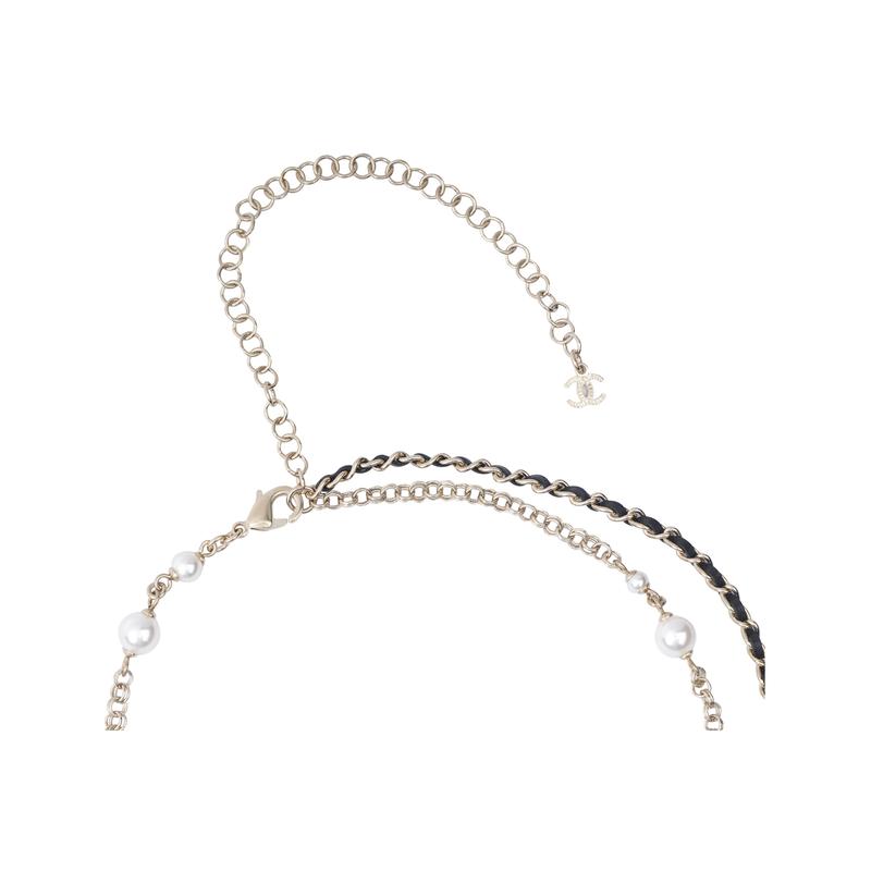 Chanel Металлическое модное многоцветное ожерелье