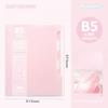 Planwith friend plan, convenient index loose-leaf book, cloth pattern PP does not hurt hands B5 horizontal line loose-leaf book notebook