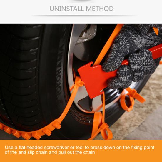 6/12/24 шт. универсальные противоскользящие цепи для противоскольжения регулируемые цепи для шин зимнего вождения аварийные тяговые цепи для снежных шин