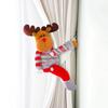 Santa Claus Christmas Curtain Tieback Plush Curtain Strap New Curtain Holders  Home Decor
