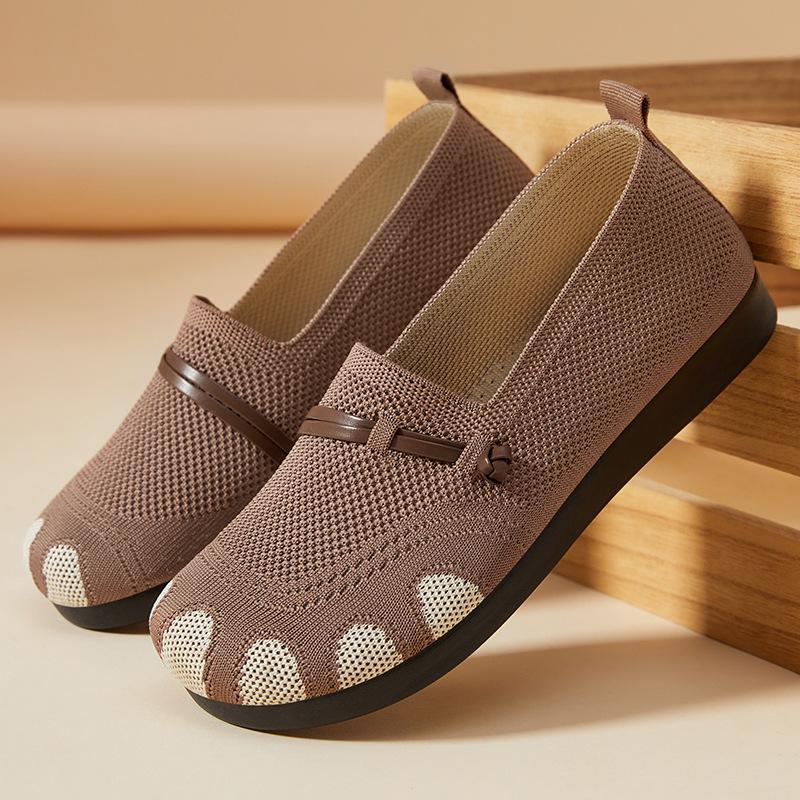 Туфли женские летние новые одинарные туфли женские повседневные туфли широкая стопа полная стопа одна педаль туфли для мамы